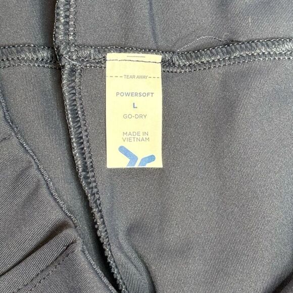 Old Navy NWT navy blue wide leg power soft leggings size L - Picture 11 of 16